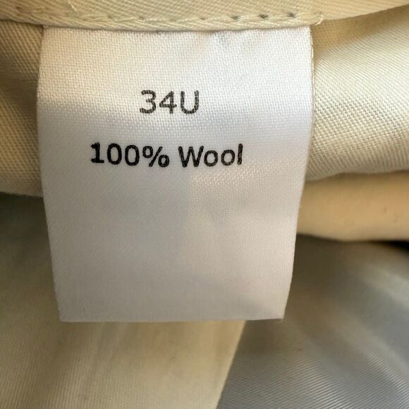 Charles Tyrwhitt Mens Suit 2 Piece US 38R pants 34 x 32L Navy Striped 100% wool - Picture 13 of 14